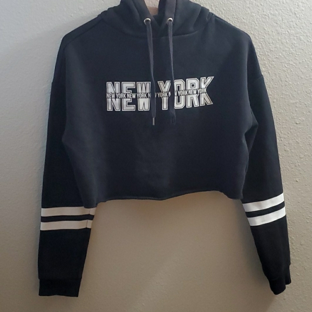 Crop top hoodie